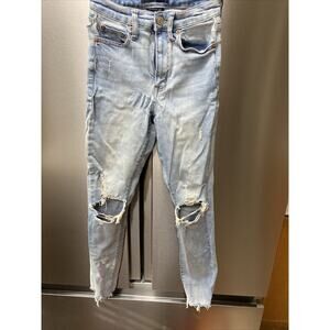 Aeropostale Women’s Distressed High Rise Curvy Jegging Skinny Jeans Size 2